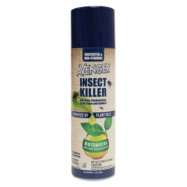 Avenger | Insect Killer Aerosol Spray - 12 oz. Aerosol | Pest Control Solution (FOR Indoors / Outdoors) | ARBICO Organics