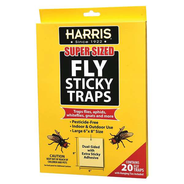 Insect Traps & Lures - Harris® Super Sized Fly Sticky Traps