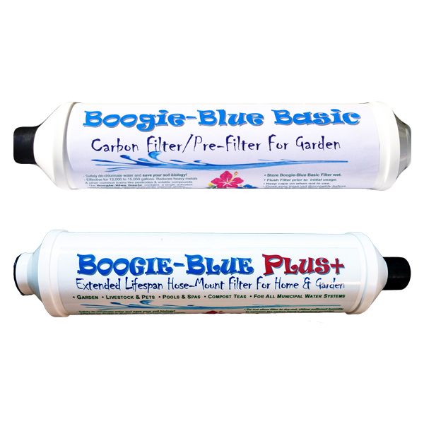 BOOGIE BLUE BASIC GARDEN HOSE WATER FILTER REMOVES CHLORINE FREE SHIP ** 